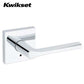 Kwikset - 155LSL - Lisbon Privacy Lever - Square Rose - 26 - Polished Chrome - Grade 2 - UHS Hardware
