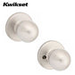 Kwikset - 200P - Polo Knob - Round Rose - Passage - 15 - Satin Nickel - Grade 3 - UHS Hardware