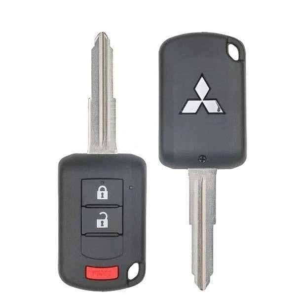 2010-2019 Mitsubishi Outlander Lancer / 3-Button Remote Head Key w/ Shoulder / PN: 6370B944 / OUCJ166N (OEM) - UHS Hardware