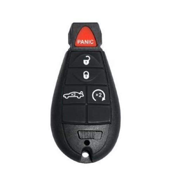 Solid Keys USA - 2008-2017 Dodge Chrysler Jeep / OEM Replacement / 5-Button Fobik Key w/ Remote Start & Trunk - UHS Hardware