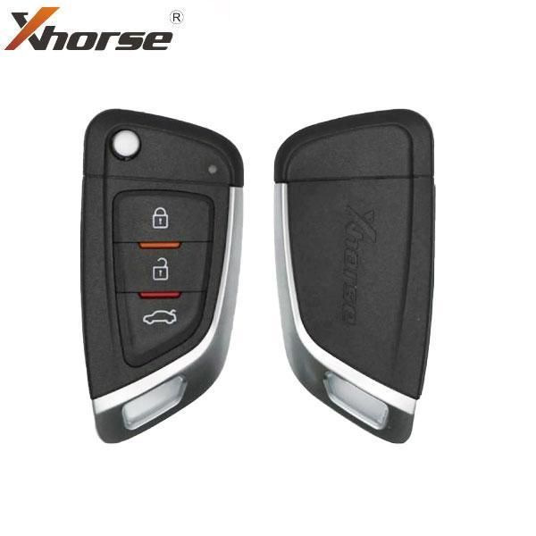 Knife Style / 3-Button Universal Remote Flip Key for VVDI Key Tool (Wired) - UHS Hardware