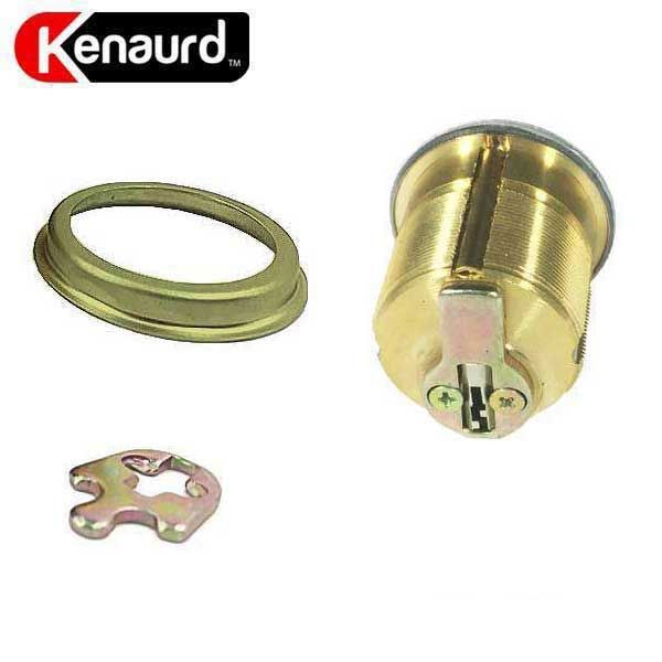 Premium Thumb Turn Mortise Cylinder – 1-1/2″ – US3 – Polished Brass - UHS Hardware