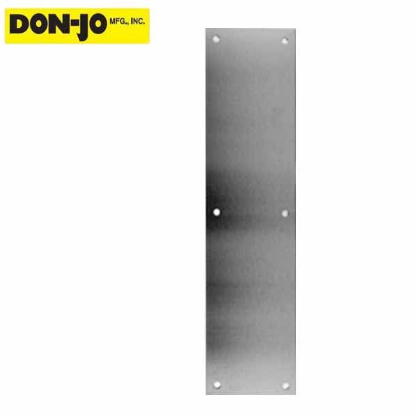 Don-Jo Push Plate - Silver  (71-628) - UHS Hardware