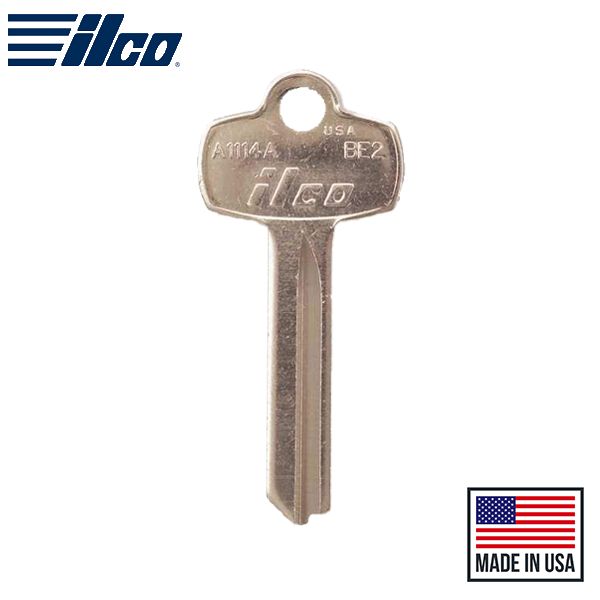 A1114A-BE2 BEST A Key Blank - 6 Pin or Disc - ILCO - UHS Hardware