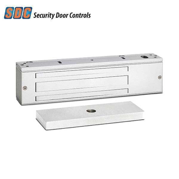 SDC - 1511 - Single Magnetic Lock - Surface Mount - 1650lbs. - 12/24VDC - Satin Aluminum - Grade 1 - UHS Hardware