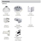 Dahua / IP Camera / 4MP Wedge / 2.8 mm Fixed Lens / WDR / IP67 / IK10 / Starlight  / 5 Year Warranty / DH-N43AN52 - UHS Hardware