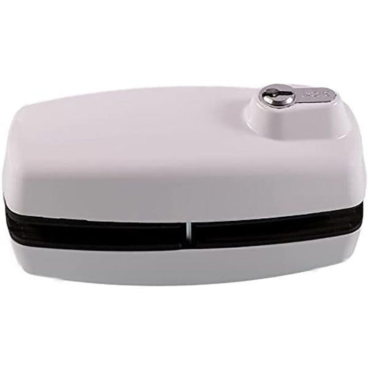 GAAB - T180 - Tempered Frameless Glass Door Lock - Reversible - 10 -12mm Doors - White - UHS Hardware