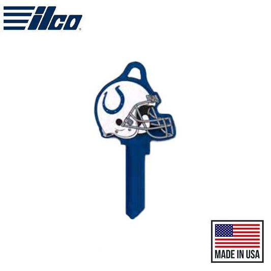 ILCO - NFL TeamKeys - Helmet Edition - Key Blank - Indianapolis Colts - KW1 (5 Pack) - UHS Hardware
