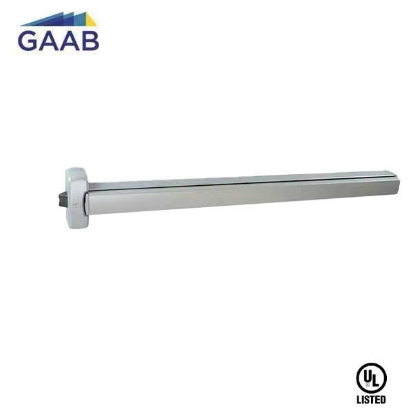 GAAB - T391-04  - RIM Panic Exit Device - Modular and Reversible - 33' Device - Satin Chrome - UHS Hardware