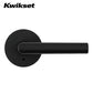 Kwikset - 9118 - Milan Privacy Lever with Round Rose - Privacy - 514 - Matte Black - Grade 2 - UHS Hardware