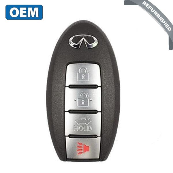 2014-2016 Infiniti Q50 / 4-Button Prox Smart Key Pn: 285E3-4Hd0C Kr5S180144203 (Oem Refurb)