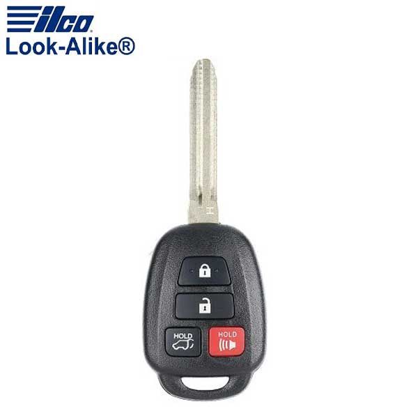 2013-2019 Toyota / 4-Button Remote Head Key / PN: 89070-0R100 / GQ4-52T (AFTERMARKET) - UHS Hardware