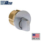 ILCO - 7181 - Turnknob Mortise Cylinder - 1 1/8" - Standard Cam - 26D - Satin Chrome - Grade 1 - UHS Hardware