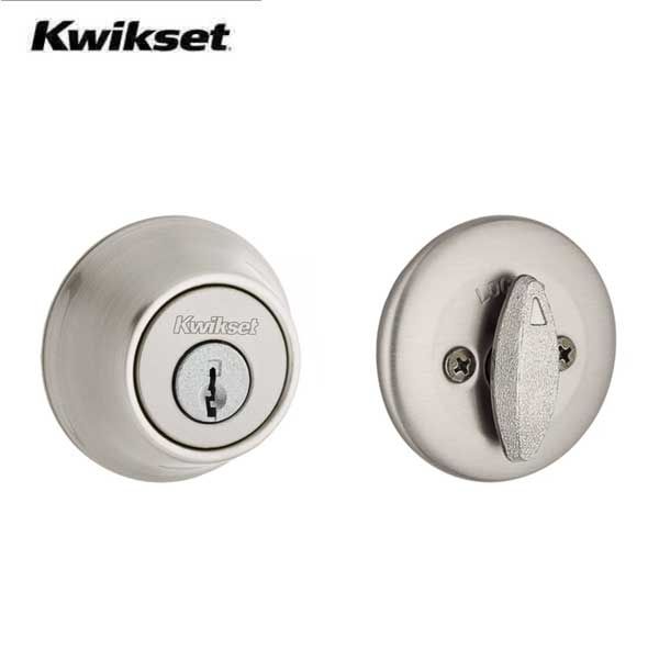 Kwikset - 660 - Residential Deadbolt - Single Cylinder  - Satin Nickel - Grade 3 - UHS Hardware