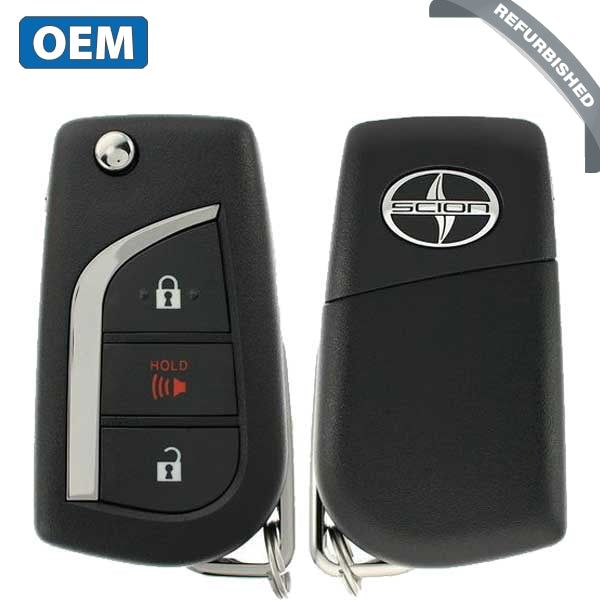 2014-2015 Scion tC / 3-Button Flip Key / PN: 89070-21150 / MOZB95TH (G Chip) (OEM) - UHS Hardware