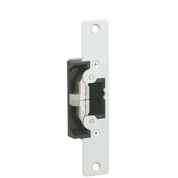 Adams Rite - 7431 - Electric Strike for Adams Rite or Deadlatches or Cylindrical Locks - 1/2" to 5/8" Latchbolt  - Clear Aluminum - Fail Safe/Fail Secure - 1-1/4" x 6-7/8" - Radius Plate - 12/24 VDC - UHS Hardware
