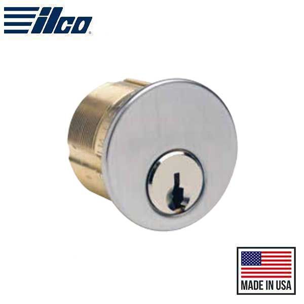 ILCO - 7165 - Mortise Cylinder - 5 Pin - 1" - Schlage C - Adams Rite Cam - KA2 - 26D- Satin Chrome - Grade 1 - UHS Hardware