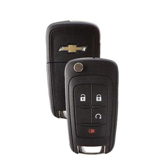 2010-2019 Chevrolet Equinox / Sonic / 4-Button Remote Flip Key / PN: 5913597 / OHT01060512 (Strattec) - UHS Hardware