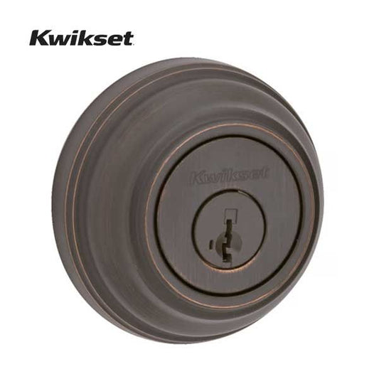 Kwikset - 980 - Single Cylinder Deadbolt - 11P - Venetian Bronze - SmartKey Technology - Grade A - UHS Hardware