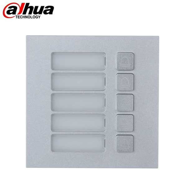 Dahua / Intercom Modular Outdoor Station / Five-button module / DHI-VTO4202F-MB5 - UHS Hardware