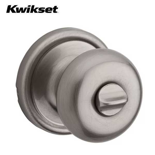 Kwikset - 730H - Hancock Knob - Round Rose - Privacy - 15 - Satin Nickel - Grade 2 - UHS Hardware