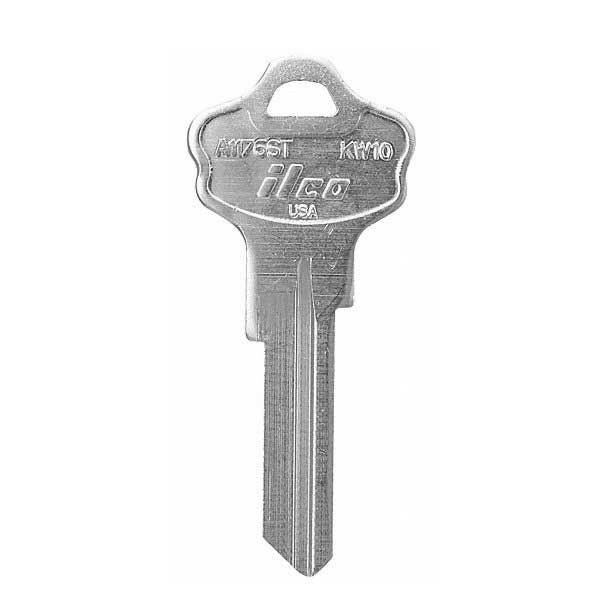 KW10-NP TITAN / KWIKSET Key Blank - 250 Pack -  ILCO - UHS Hardware