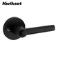 Kwikset - 156 - Milan Lever - Round Rose - 514 - Matte Black - Entrance - SmartKey Technology - Grade 2 - UHS Hardware