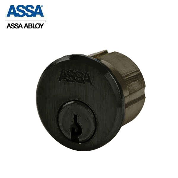 ASSA - MAX+ / Maximum + Security Mortise Cylinder - Adams Rite Cam - 1-1/4" - 624 - Dark Oxidized Bronze - UHS Hardware