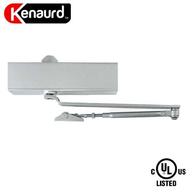 Heavy Duty Door Closer - Grade 1 - Size Adj #2-4 - 190 Lbs - Aluminum Finish - UHS Hardware