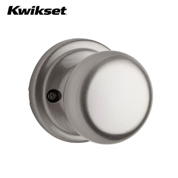 Kwikset - 720H - Hancock Knob  - Round Rose - Passage - 15 - Satin Nickel - Grade 3 - UHS Hardware