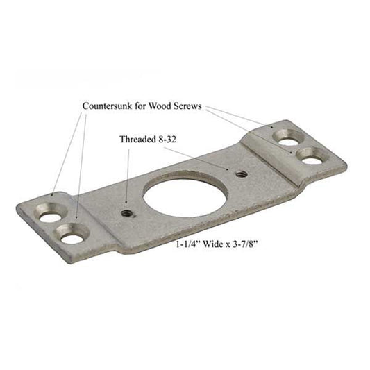 Major Mfg - LMB-10 - Lock Mounting Bracket For Tubular Latch In Wood Doors - UHS Hardware