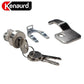 Premium Mailbox Lock - Clockwise - Interior - HL1 Keyway - US14 Bright Nickel - UHS Hardware