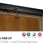 Ditec - HA8-LP - Low Profile Swing Door Operator - PUSH Arm - Non Handed - Clear Coat  (39" to 51") For Single Doors - UHS Hardware