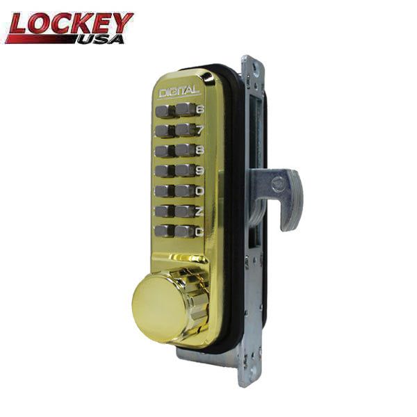Lockey - 2950-DC - Narrow Stile - Mechanical Keypad - Keyless Hook Bolt Lock - Double Combination - UHS Hardware