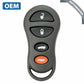 1998-2000 Chrysler Dodge / 4-Button FOB Keyless Entry Remote / PN: 4602268 / GQ43VT9T  (OEM) - UHS Hardware