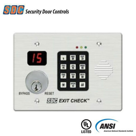 SDC - 101-KDENA - Delayed Egress Controller - Selectable Delay - Keyswitch - 12/24VDC - Aluminum - Fire Rated - Grade 1 - UHS Hardware