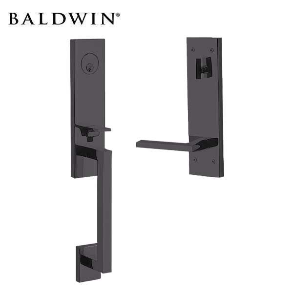 Baldwin - Estate Minneapolis - 3/4 Escutcheon Handleset - Full Dummy - Left Handed - Oil-Rubbed Bronze - Grade 2 - UHS Hardware