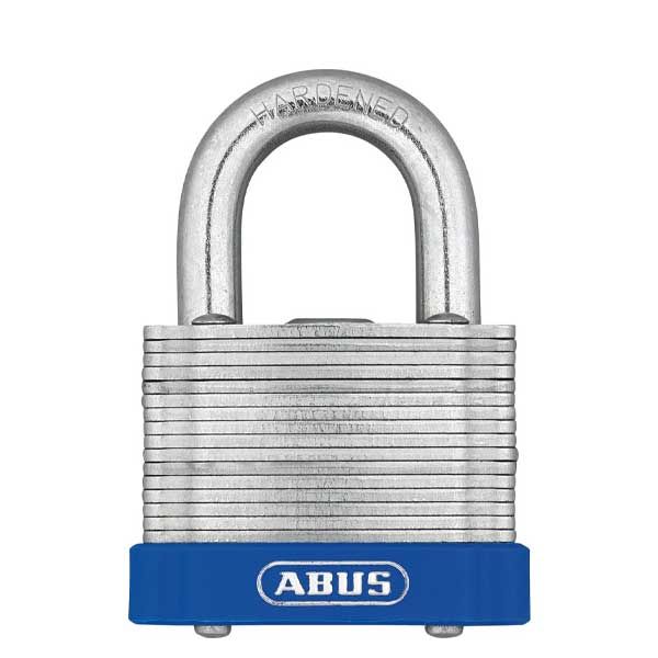 Abus - 41/45 B - Eterna Laminated Steel Padlock Blue Bumper - 1-59/64" Width - UHS Hardware