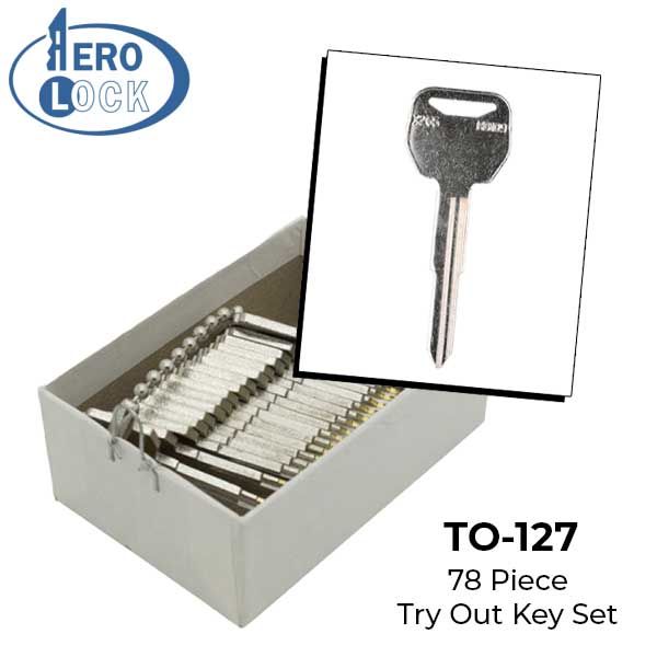 AeroLock - X265 - Honda Motorcycle/ATV - Try-Out Key Set - 78 Keys - UHS Hardware