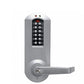 E-Plex - E5010XS - Electronic Pushbutton Exit Trim Lever Lock - Schlage 'C' - Satin Chrome - Grade 1 - UHS Hardware