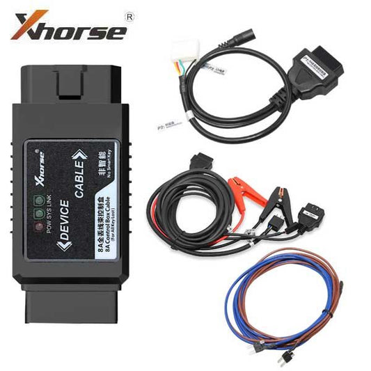 Xhorse - Toyota 8A Non-Smart Key  - All Keys Lost Adapter Via OBD - UHS Hardware