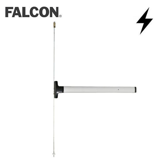 Falcon - EL1690EO - Concealed Vertical Rod Touchbar Exit Device - Electric Latch Retraction - 36 - US28 - Satin Aluminum - Non Handed - Grade 1 - UHS Hardware