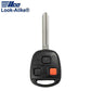 1998-2002 Toyota Land Cruiser / 3-Button Remote Head Key / PN: 89070-60090 / HYQ1512V (AFTERMARKET) - UHS Hardware