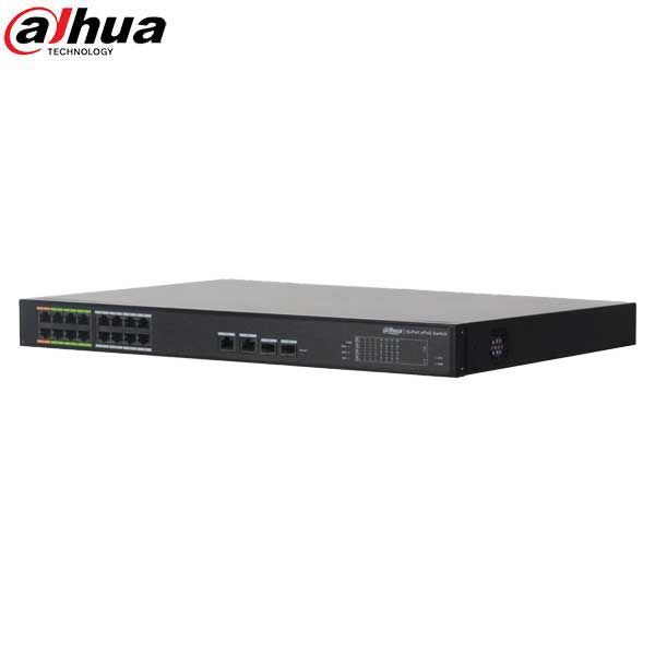 Dahua / ePoE Ethernet Switch / 16-Port / 100-240 VAC / 800m / 240W / Managed / LR2218-16ET-240 - UHS Hardware