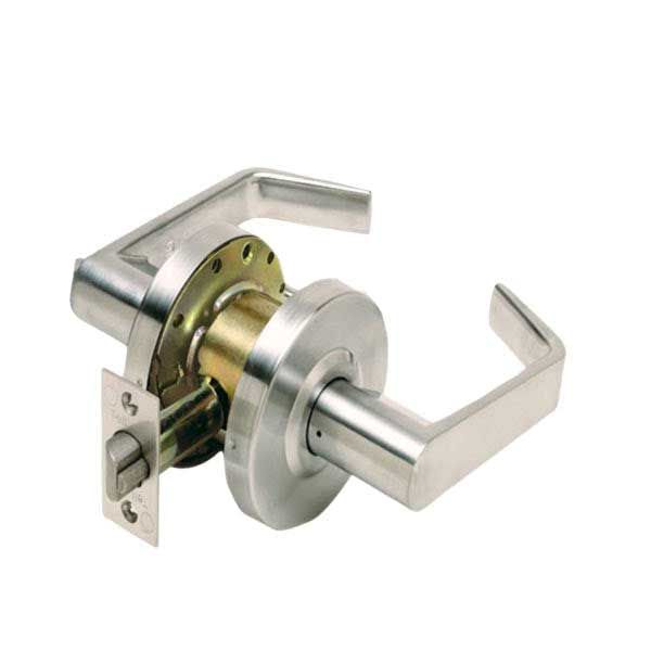 TELL - CL100985 - Standard Duty Cylindrical Leverset - Cortland - Passage - 2 3/4" Backset - Satin Chrome - Grade 2 - UHS Hardware