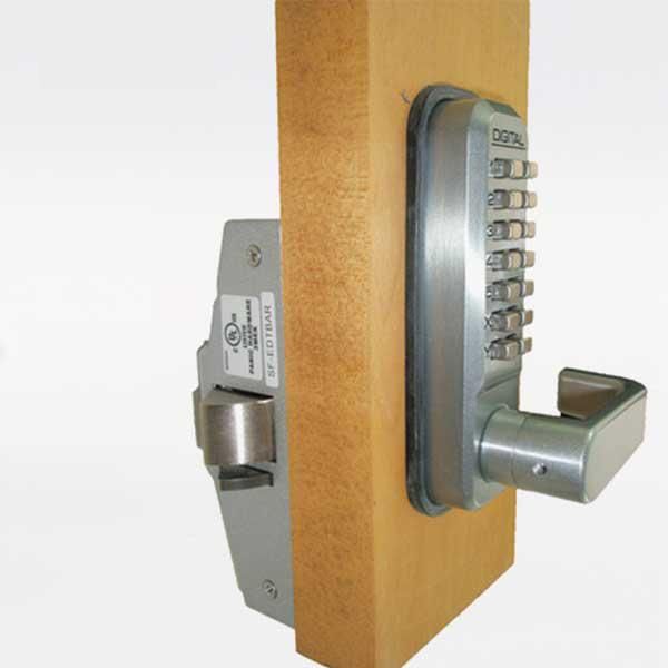 Lockey - 285-P Keyless Panic Trim - Medium Duty Lever with Passage - UHS Hardware