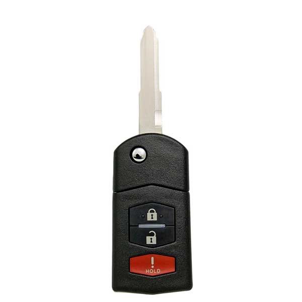 2004-2008 Mazda 6 / RX8 / 3-Button Flip Key / PN: GP7A-67-5RYB / KPU41788 / (RK-MZ-KPU-3) - UHS Hardware