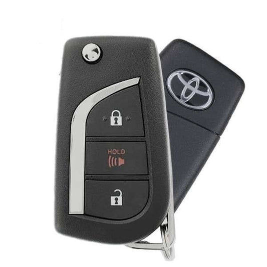 2019-2021 Toyota RAV4 / 3-Buton Remote Flip Key / PN: 89070-0R300 / GQ4-73T (H Chip) (OEM) - UHS Hardware