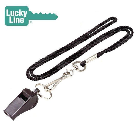 LuckyLine - 42201 - Lanyard with Whistle - Assorted - 1 Pack - UHS Hardware