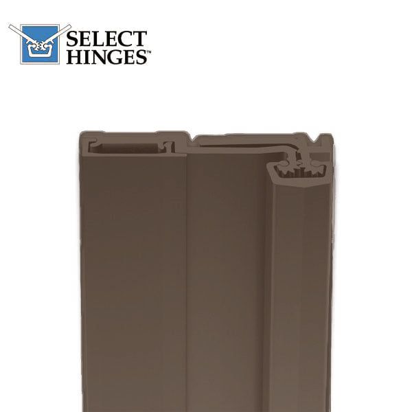 Select Hinges - 21 - 85" - Geared Full Surface Continuous Hinge - Dark Bronze - Standard Duty - UHS Hardware